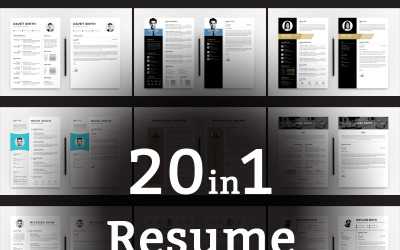 Word Bundle Resume sablon