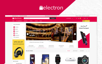 Elektronowy elektroniczny szablon OpenCart