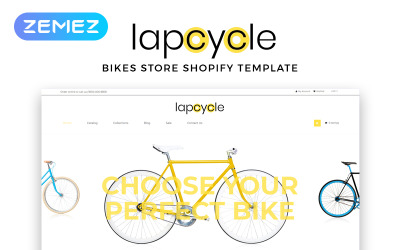 Lapcycle - Велосипедна багатосторінкова чиста тема Shopify