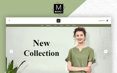 Merci moda stil opencart şablonu
