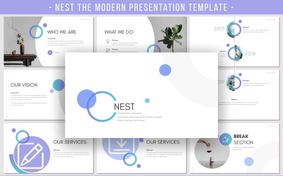 Modèle de présentation PowerPoint NEST