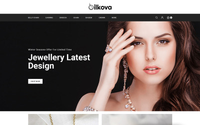 Reszponzív Silkova - Jewelry Store PrestaShop sablon 83767