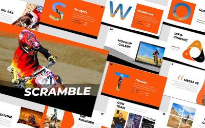 Scramble – PowerPoint sablon