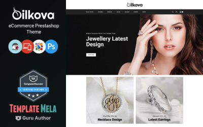 Silkova - Smyckesbutik PrestaShop-tema