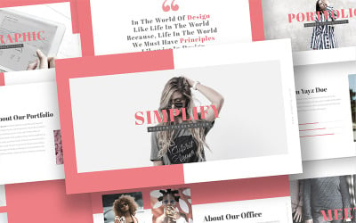 Simplify - PowerPoint template