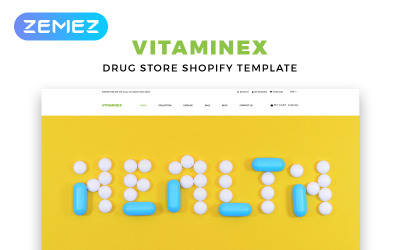 Vitaminex - Drug Store Multipage Creative Shopify Theme