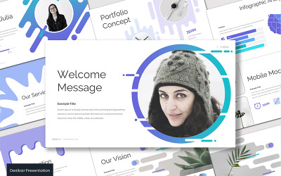 Deslizar - шаблон PowerPoint