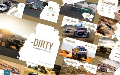 Dirty - PowerPoint template