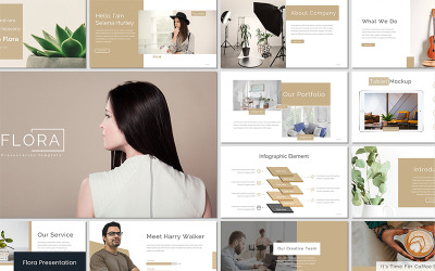 Flora - modelo PowerPoint
