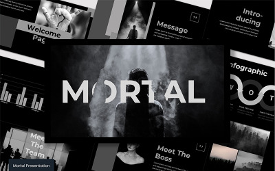 Mortal - szablon PowerPoint