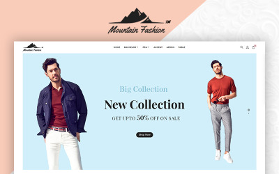 Mountain Fashion Premium OpenCart Şablonu