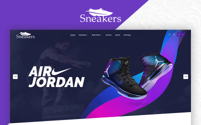 Spor Ayakkabıları Ayakkabı Mağazası Çok Amaçlı OpenCart Şablonu