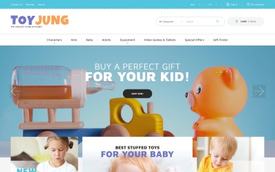 ToyJung - Plaything Store Bootstrap E-handel Clean PrestaShop-tema