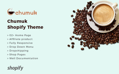 Chumuk - e-handel Shopify-tema