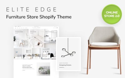 Elite Edge - Magasin de meubles Multipage Clean Online Store 2.0 Thème Shopify