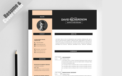 Plantilla de CV de David Richardson