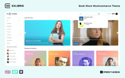 EXLIBRIS - Könyvesbolt WooCommerce téma