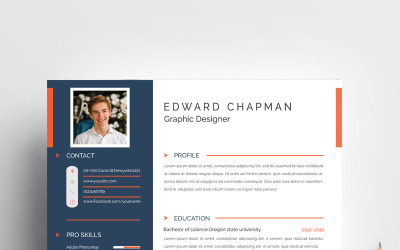 Modello di curriculum Chapman di Eaward