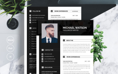 Šablona pro životopis "Michael Watson" #84066