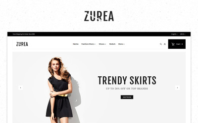 Tema PrestaShop #84096 "Zurea Fashion Store Premium"