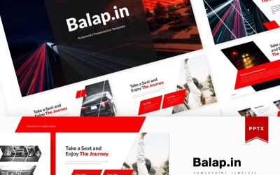 Balapin szablon PowerPoint