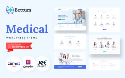 Bettum - Tıp Kliniği WordPress Elementor Teması