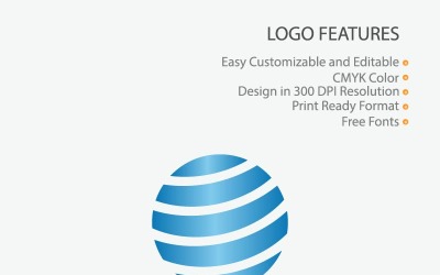 Modèle de logo Circle IT Company
