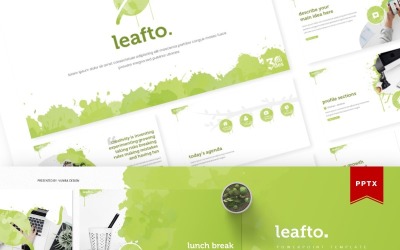 Leafto | PowerPoint template