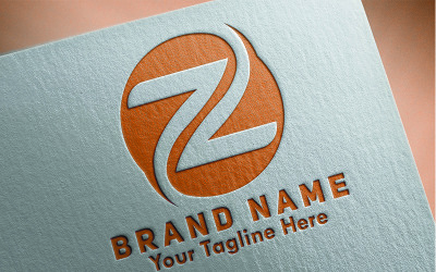 Modello di lettera Z Logo