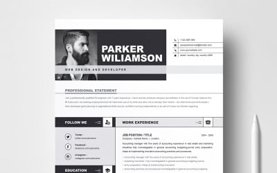 Parker CV-sjabloon