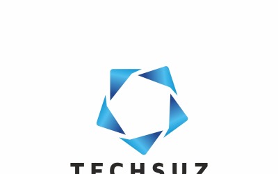 Szablon Logo rotacji technologii