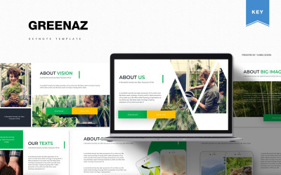 Greenaz - szablon Keynote