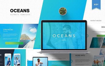 Oceans - Keynote-sjabloon
