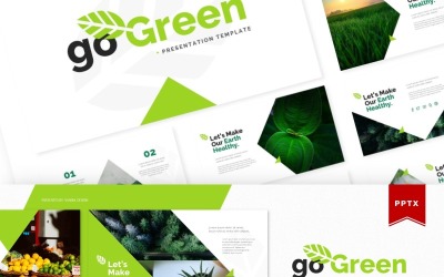 Go Green | PowerPoint sablon