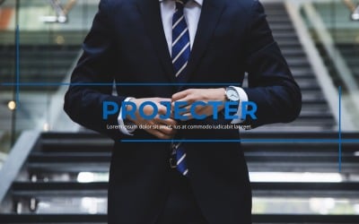 Projecter - Exclusive Business PowerPoint template