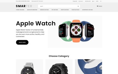 Smartex - Elektronikbutik Multipage Clean OpenCart-mall