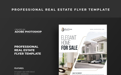 Elegant Real Estate Flyer - Corporate Identity Template