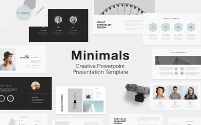 极简主义 PowerPoint 模板