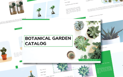 Modèle de diapositive Google botanique Google Slides