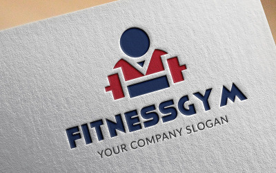 Modèle de logo Fitnessgym