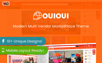 "OuiOui - Multi Vendor MarketPlace" Responsive WooCommerce Thema №84419