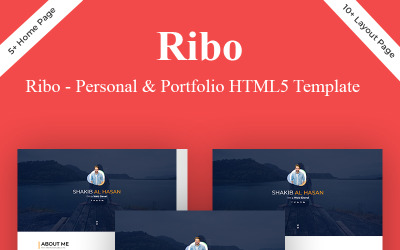 Ribo - Personal Portfolio HTML5 Landing Page Template