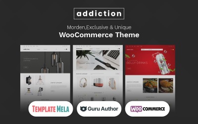 Addiction - многоцелевая тема WooCommerce