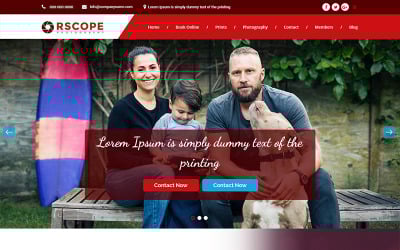 Orscope - Template PSD de Fotografia