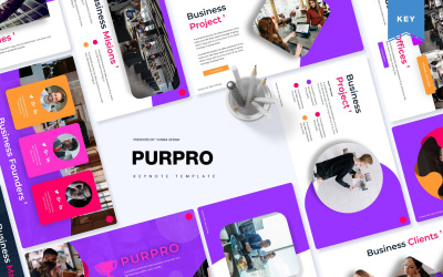 Purpro - Plantilla de Keynote