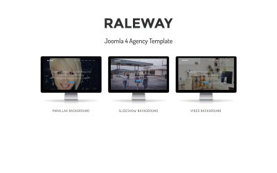 Raleway — адаптивный одностраничный шаблон Joomla 5