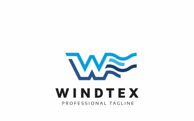 Windtex - W Brief Logo Vorlage