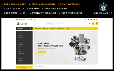 Buymall Multipurpose Store PrestaShop-tema