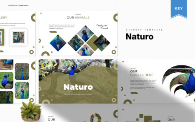 Naturo - šablona Keynote