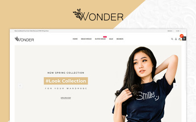 OpenCart шаблон для многоуровневого магазина Wonder Fashion